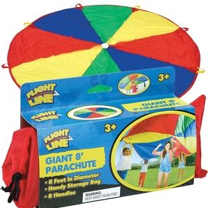 8' Multicolor Parachute for Kids